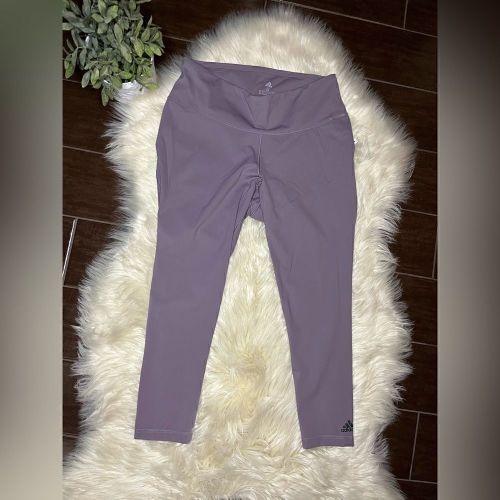Adidas purple leggings sz 1X